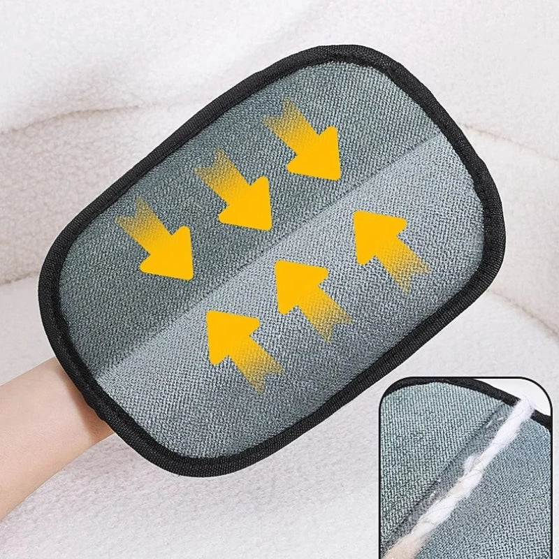 ROVELIA Reusable Pet Hair Remover Glove – Washable Cleaning Mitt for Furniture, Clothes & Car