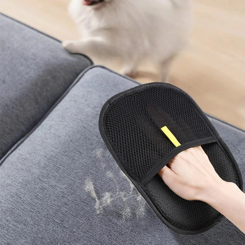 ROVELIA Reusable Pet Hair Remover Glove – Washable Cleaning Mitt for Furniture, Clothes & Car